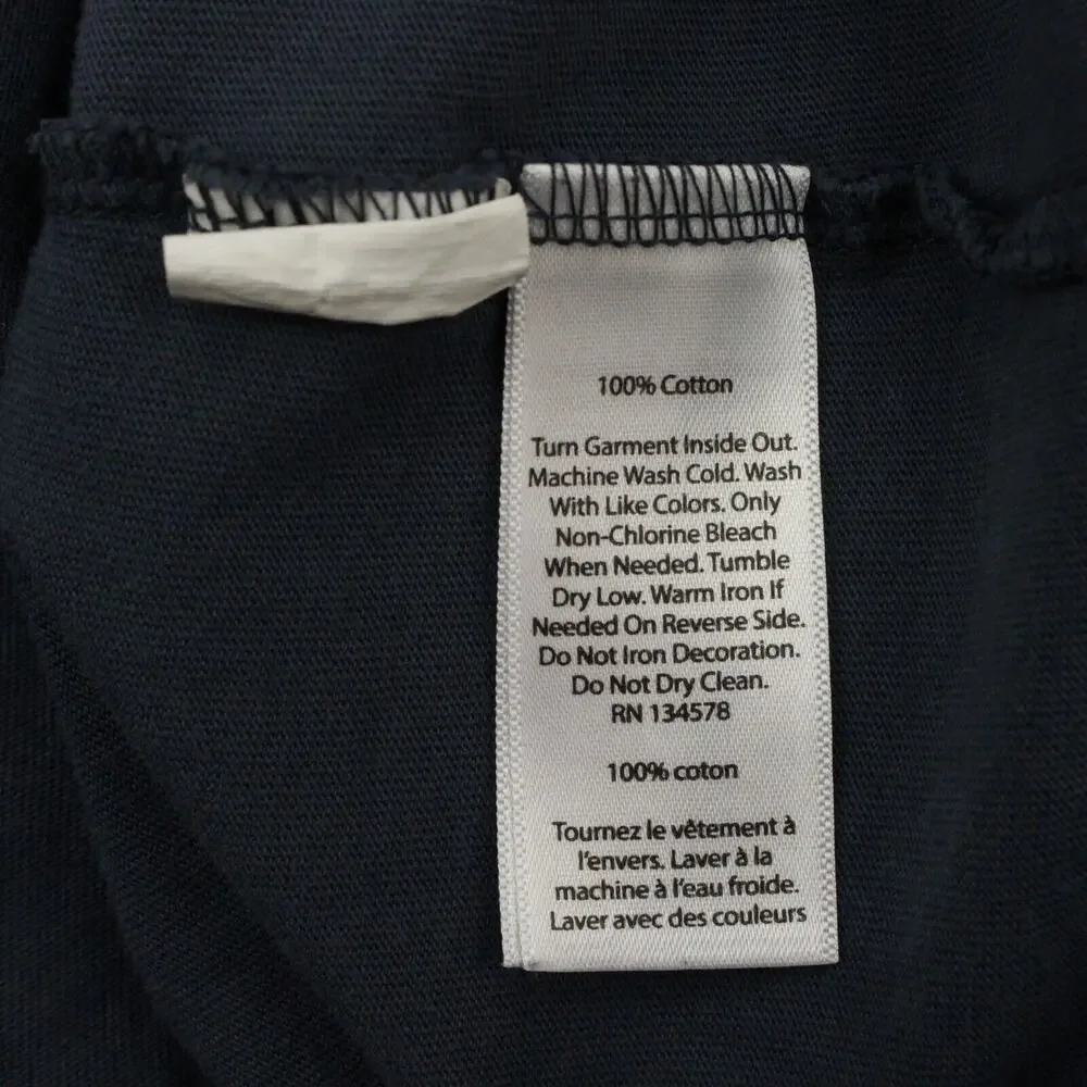 Vineyard Vines Long Sleeve Pocket Tee Mens Small Navy Cooler Graphic - Picture 4 of 8